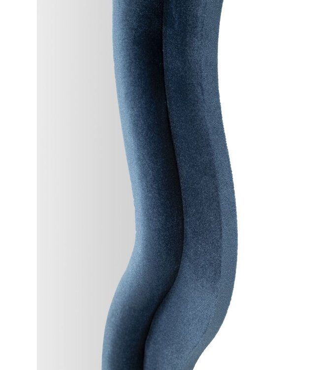 Mauro Ferretti WANDSPIEGEL EMILY BLAUW FLUWEEL CM 60X6X160