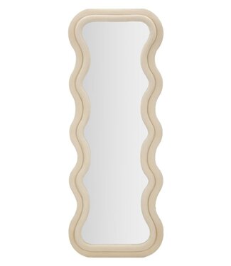 Mauro Ferretti WANDSPIEGEL EMILY CRÈME FLUWEEL CM 60X6X160