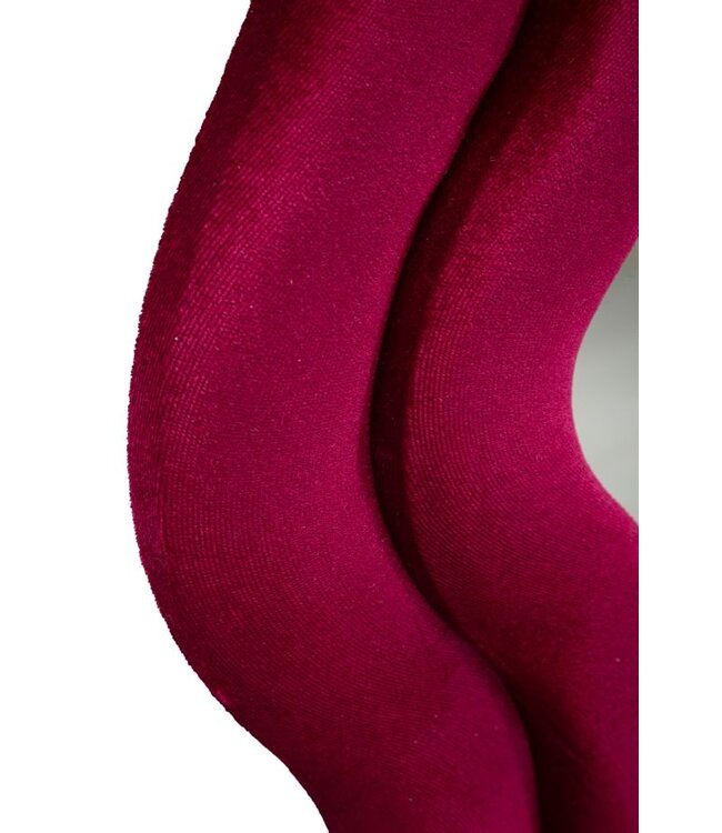 Mauro Ferretti WANDSPIEGEL EMILY VELVET FUCHSIA CM 60X6X160 ( AFMETING BINNENSPIEGEL CM 42X144)