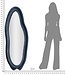 Mauro Ferretti WANDSPIEGEL CHANEL BLAUW CM 60X4X160