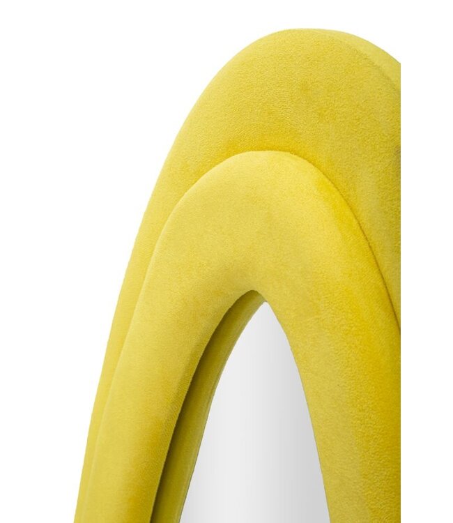 Mauro Ferretti WANDSPIEGEL CHANEL GEEL CM 60X4X160