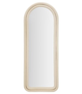 Mauro Ferretti WANDSPIEGEL CLOE CRÈME FLUWEEL CM 60X4X160