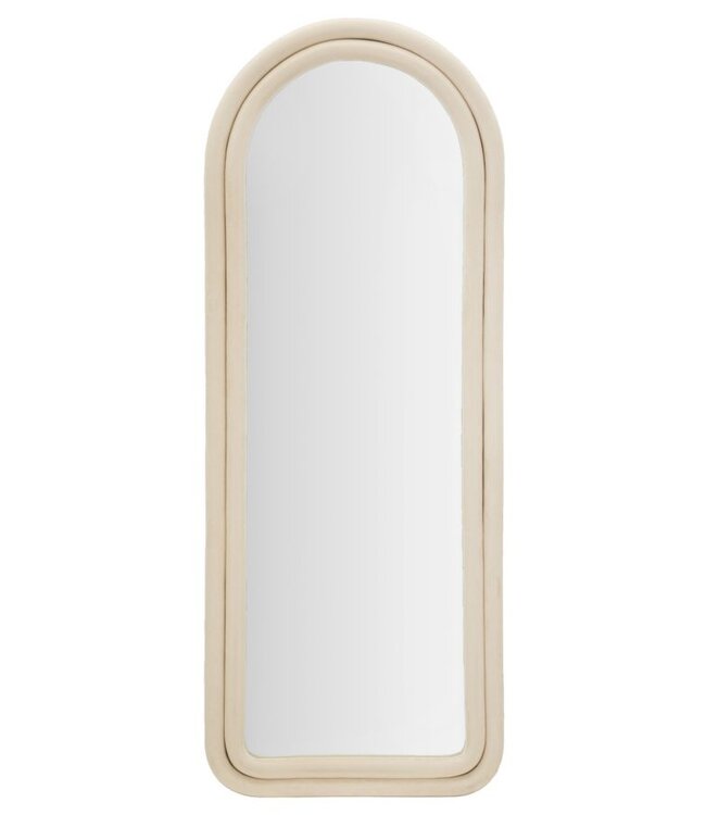 Mauro Ferretti WANDSPIEGEL CLOE CRÈME FLUWEEL CM 60X4X160