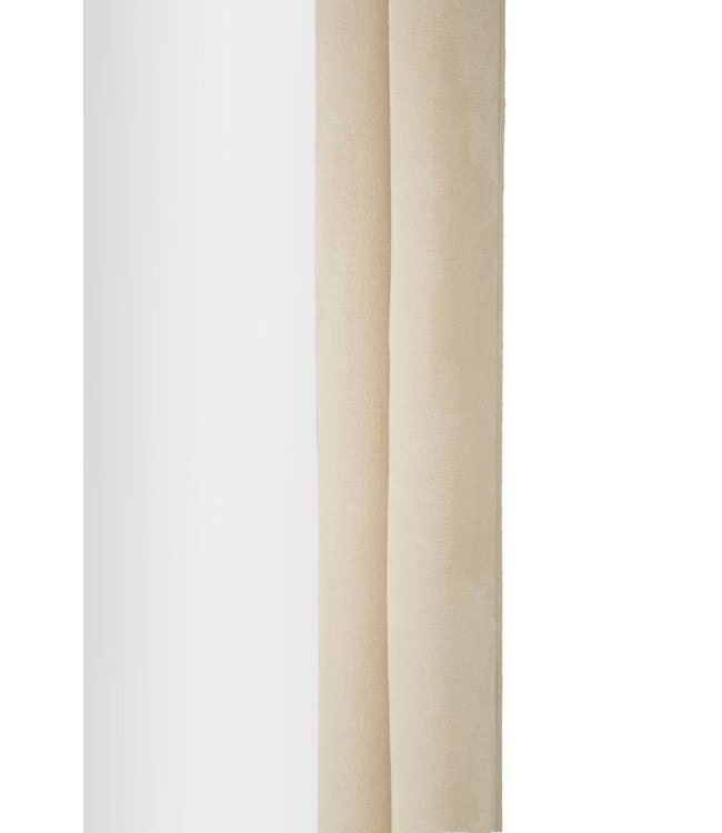 Mauro Ferretti WANDSPIEGEL CLOE CRÈME FLUWEEL CM 60X4X160