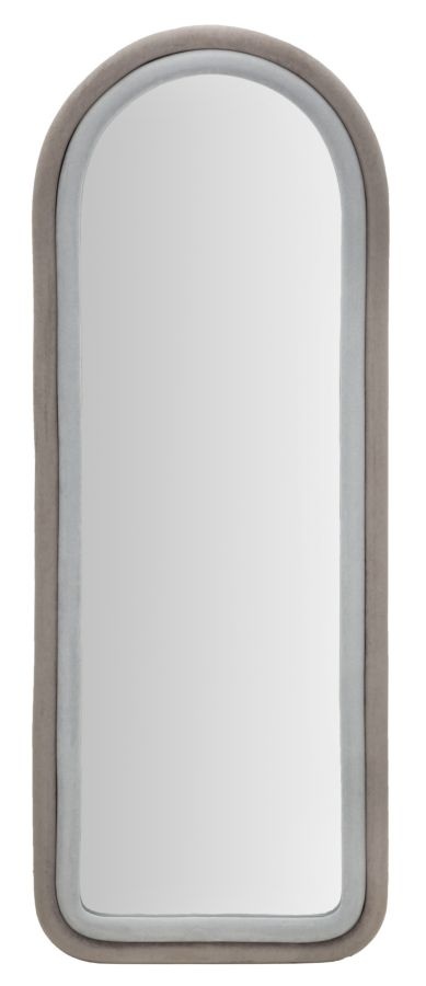 WANDSPIEGEL CLOE GRIJS FLUWEEL CM 60X4X160 afbeelding