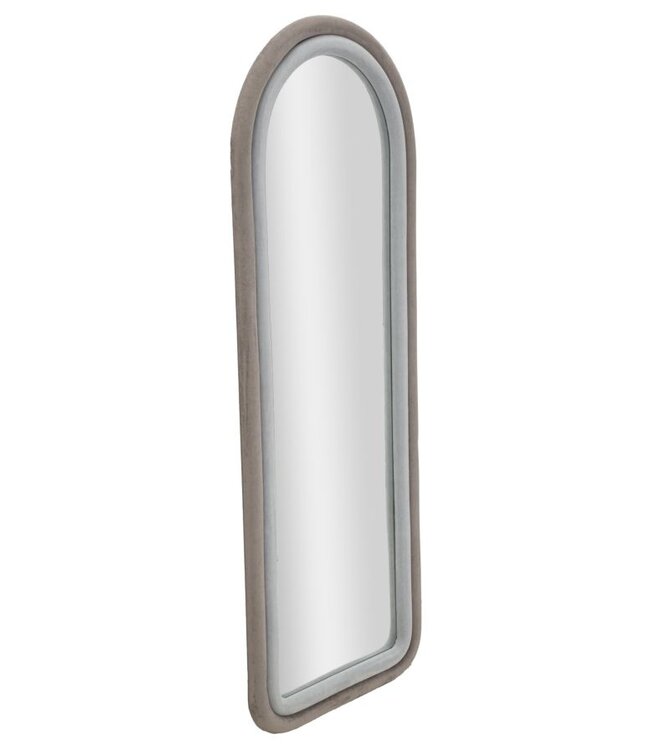 Mauro Ferretti WANDSPIEGEL CLOE GRIJS FLUWEEL CM 60X4X160