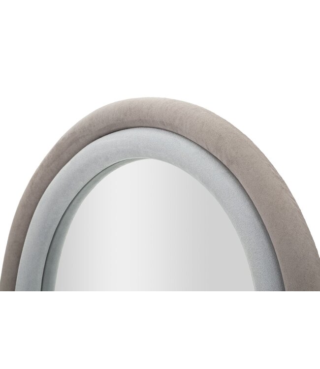 Mauro Ferretti WANDSPIEGEL CLOE GRIJS FLUWEEL CM 60X4X160