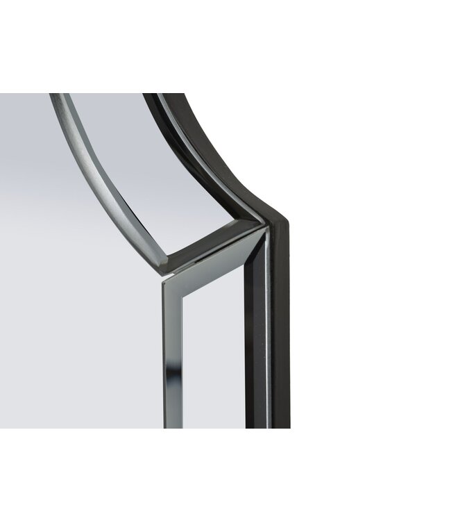 Mauro Ferretti WANDSPIEGEL ISTANBUL GRIJS CM 60X2X150 ( BINNENSPIEGEL AFMETING CM 54X143,5)