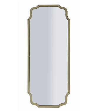 Mauro Ferretti WANDSPIEGEL ISTANBUL GOUD CM 60X2X150 ( BINNENSPIEGEL AFMETING CM 54X143,5)