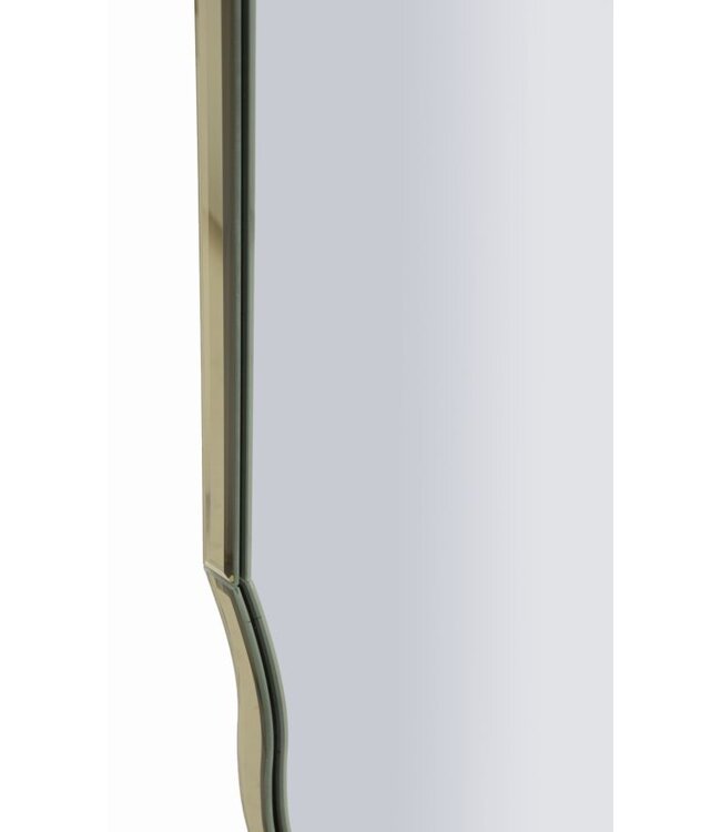 Mauro Ferretti WANDSPIEGEL ISTANBUL GOUD CM 60X2X150 ( BINNENSPIEGEL AFMETING CM 54X143,5)