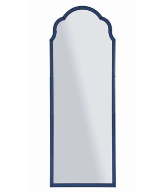 Mauro Ferretti TANGER BLAUWE WANDSPIEGEL CM 55X2X150 ( BINNENSPIEGEL AFMETING 49X144)