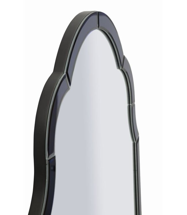 Mauro Ferretti TANGER BLAUWE WANDSPIEGEL CM 55X2X150 ( BINNENSPIEGEL AFMETING 49X144)