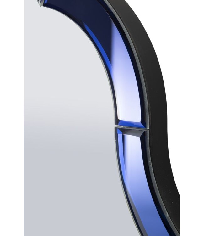 Mauro Ferretti TANGER BLAUWE WANDSPIEGEL CM 55X2X150 ( BINNENSPIEGEL AFMETING 49X144)