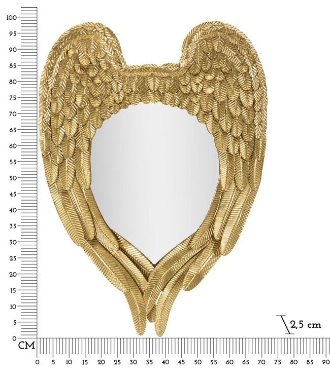 Mauro Ferretti WANDSPIEGEL VLEUGELS CM 72X2,5X99