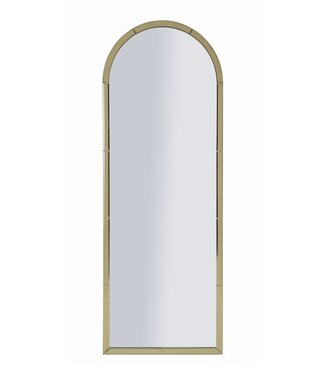 Mauro Ferretti BAKU GOUDEN WANDSPIEGEL CM 55X2X150 ( BINNENSPIEGEL AFMETING CM 49X144)
