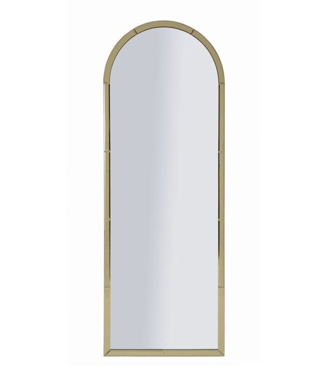 Mauro Ferretti BAKU GOUDEN WANDSPIEGEL CM 55X2X150 ( BINNENSPIEGEL AFMETING CM 49X144)