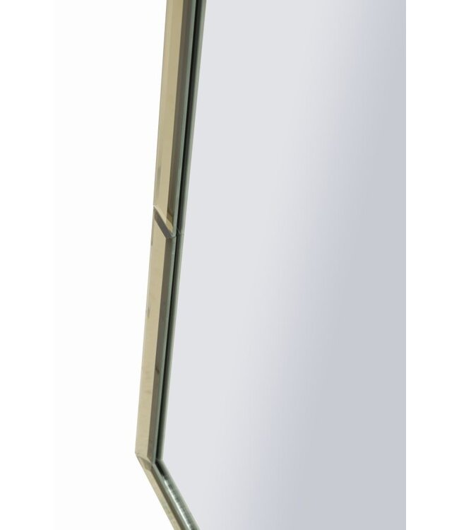 Mauro Ferretti BAKU GOUDEN WANDSPIEGEL CM 55X2X150 ( BINNENSPIEGEL AFMETING CM 49X144)