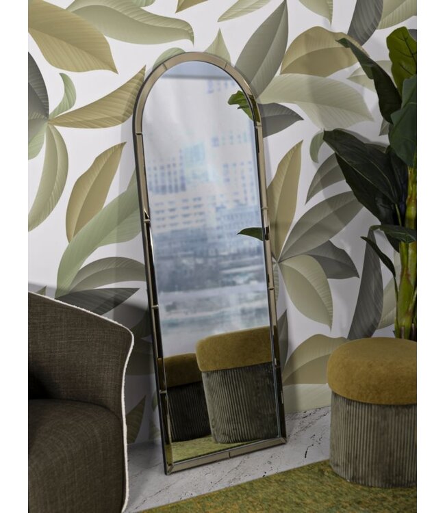 Mauro Ferretti BAKU GOUDEN WANDSPIEGEL CM 55X2X150 ( BINNENSPIEGEL AFMETING CM 49X144)