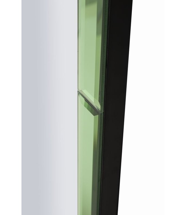 Mauro Ferretti BAKU GROENE WANDSPIEGEL CM 55X2X150 ( BINNENSPIEGEL AFMETING CM 49X144)