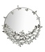 Mauro Ferretti WANDSPIEGEL VLINDER ROND ZILVER Ø 91X3X94