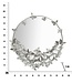 Mauro Ferretti WANDSPIEGEL VLINDER ROND ZILVER Ø 91X3X94