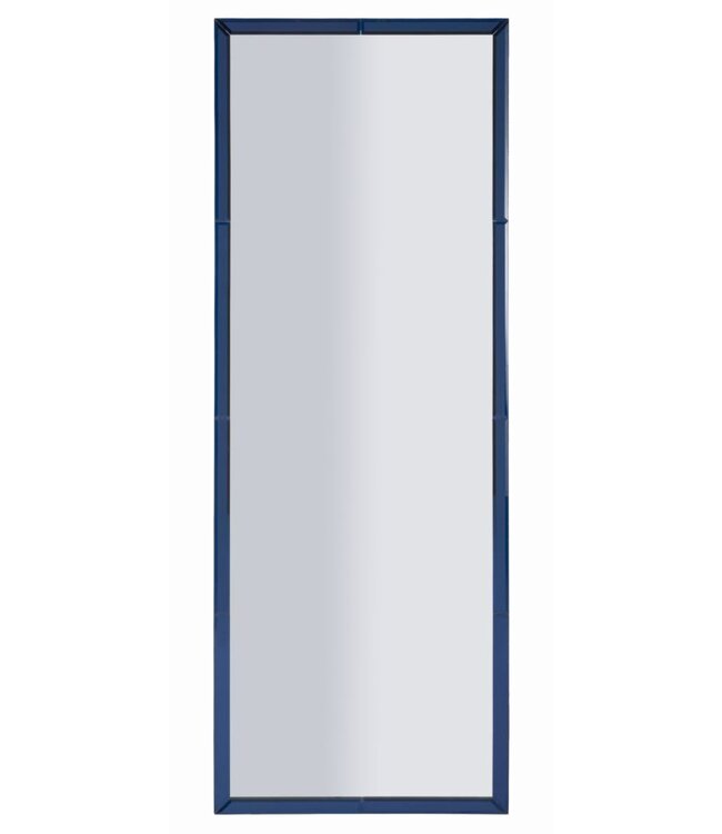 Mauro Ferretti BERLIJN BLAUWE WANDSPIEGEL CM 55X2X150 ( BINNENSPIEGEL AFMETING 49X143,5)