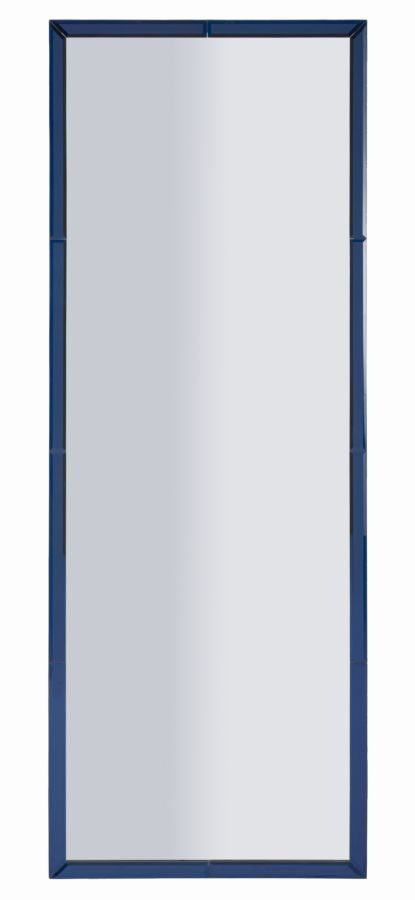 BERLIJN BLAUWE WANDSPIEGEL CM 55X2X150 ( BINNENSPIEGEL AFMETING 49X143,5) afbeelding