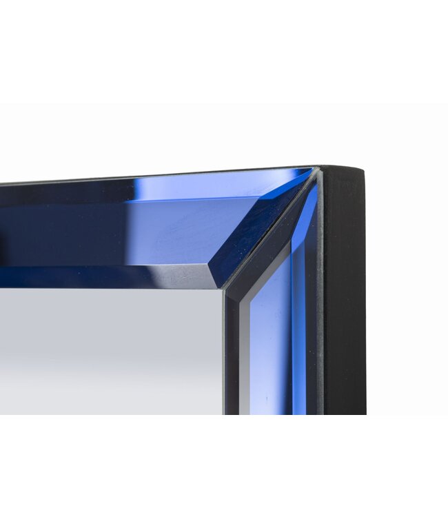 Mauro Ferretti BERLIJN BLAUWE WANDSPIEGEL CM 55X2X150 ( BINNENSPIEGEL AFMETING 49X143,5)