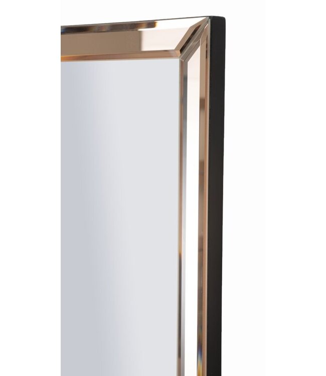 Mauro Ferretti WANDSPIEGEL BERLIN ROZE CM 55X2X150 ( BINNENSPIEGEL AFMETING 49X143,5 CM)