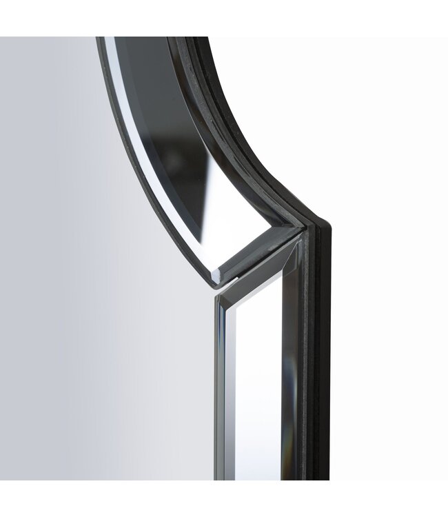 Mauro Ferretti ANKARA WANDSPIEGEL GRIJS CM 85X1X100 ( BINNENSPIEGEL AFMETING CM 78X93)