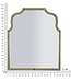 Mauro Ferretti ANKARA GOUDEN WANDSPIEGEL ( BINNENSPIEGEL AFMETING CM 78X93)