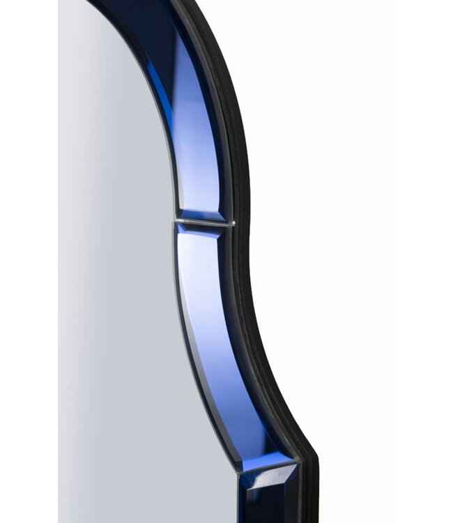 Mauro Ferretti TANGER BLAUWE WANDSPIEGEL CM 62x1x100 ( BINNENSPIEGEL AFMETING CM 55x94)