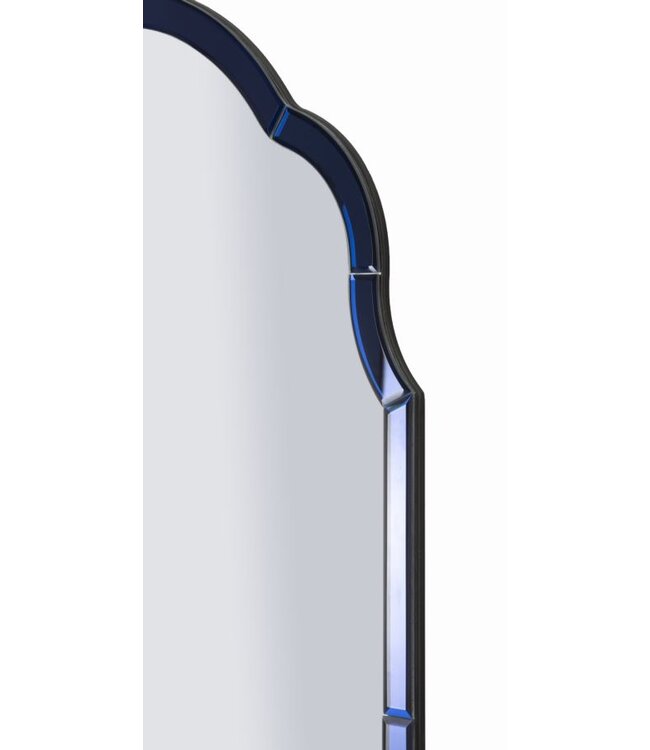 Mauro Ferretti TANGER BLAUWE WANDSPIEGEL CM 62x1x100 ( BINNENSPIEGEL AFMETING CM 55x94)