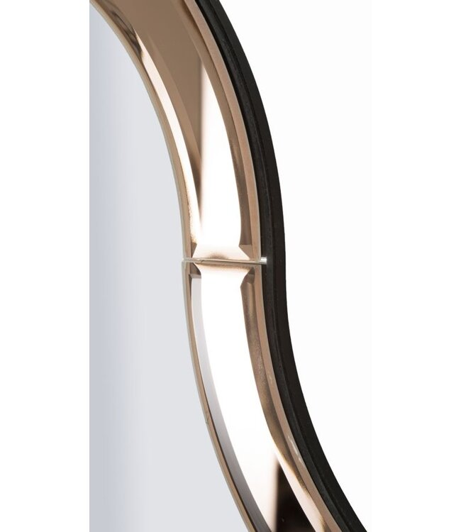 Mauro Ferretti TANGER WANDSPIEGEL ROZE CM 62X1X100 ( BINNENSPIEGEL AFMETING CM 55X94)