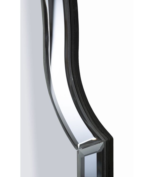 Mauro Ferretti WANDSPIEGEL ISTANBUL GRIJS CM 60X1X90 ( BINNENSPIEGEL AFMETING CM 54X84,5)