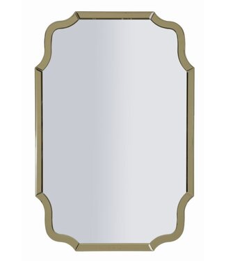Mauro Ferretti WANDSPIEGEL ISTANBUL GOUD CM 60X1X90 ( BINNENSPIEGEL AFMETING CM 54X84,5)