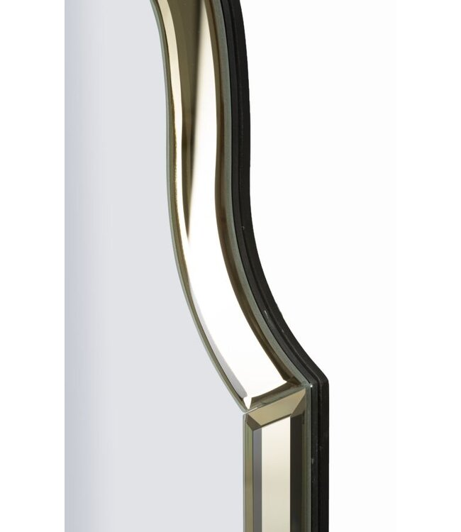 Mauro Ferretti WANDSPIEGEL ISTANBUL GOUD CM 60X1X90 ( BINNENSPIEGEL AFMETING CM 54X84,5)