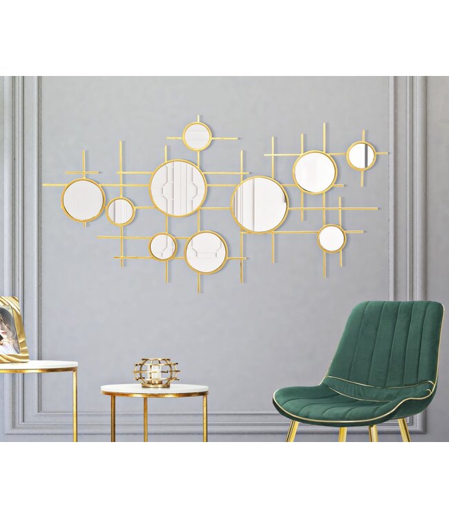 Mauro Ferretti WANDSPIEGEL GLOXY CM 117X4,5X61 (SPIEGEL CM Ø 18-13-8)