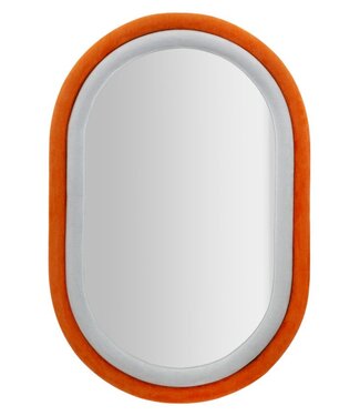Mauro Ferretti WANDSPIEGEL ANTONY ORANJE/MIX FLUWEEL CM 60X4X90