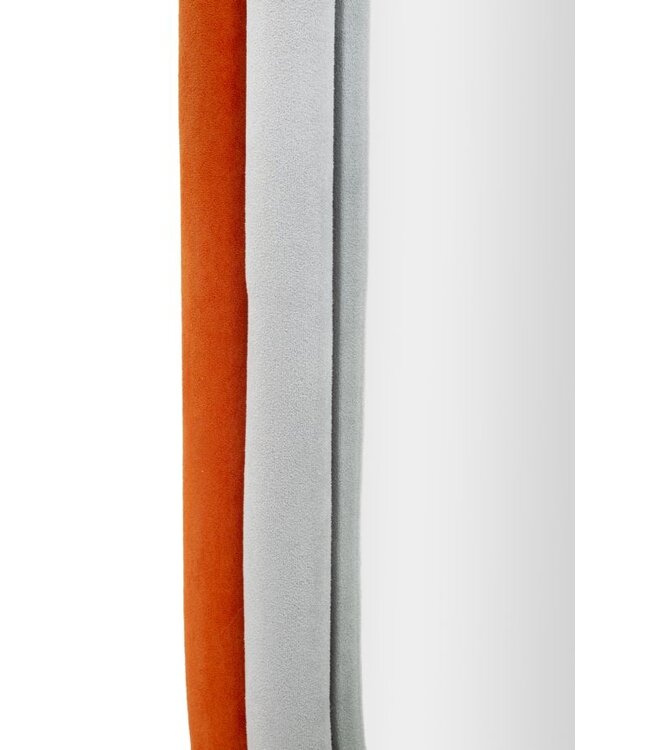 Mauro Ferretti WANDSPIEGEL ANTONY ORANJE/MIX FLUWEEL CM 60X4X90