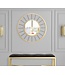 Mauro Ferretti WANDSPIEGEL GLAM DONKER CM Ø<br />
 81X6,5 (SPIEGEL CM Ø 41,5)