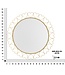 Mauro Ferretti WANDSPIEGEL HARTJES CM Ø 80X2,5 - 660780000