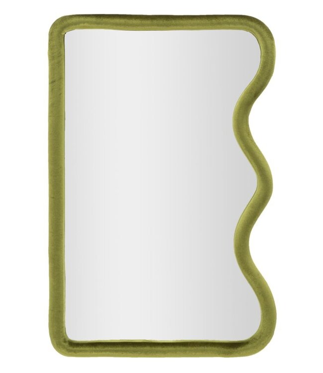 Mauro Ferretti WANDSPIEGEL TOD GROEN FLUWEEL CM 60X4X90