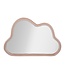Mauro Ferretti WANDSPIEGEL WOLK ROZE FLUWEEL CM 90X4X60