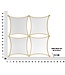 Mauro Ferretti WANDSPIEGEL JALO CM 68X3,5X68