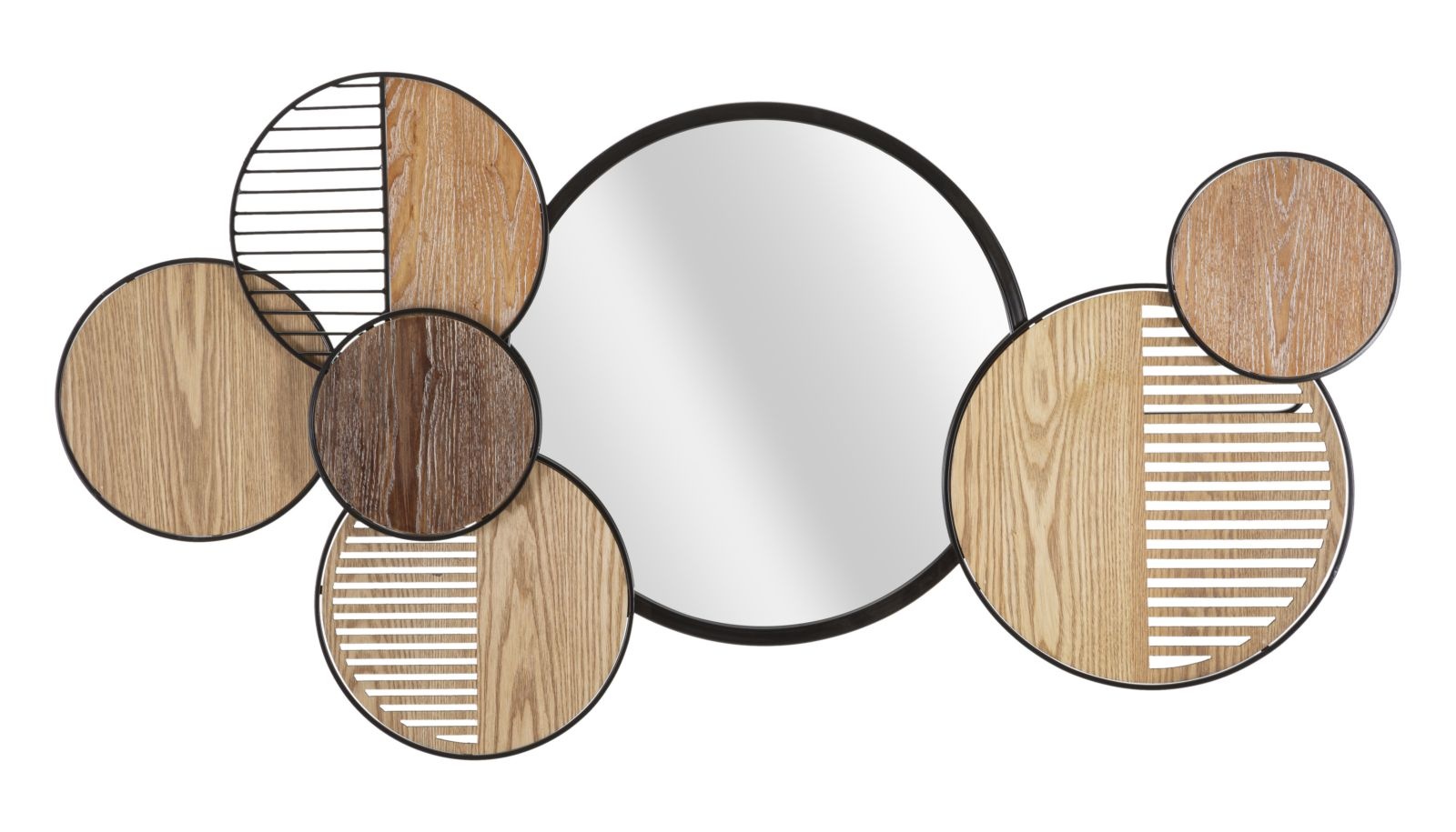 WANDSPIEGEL WOODY CM 123,2X4,4X63,5 afbeelding