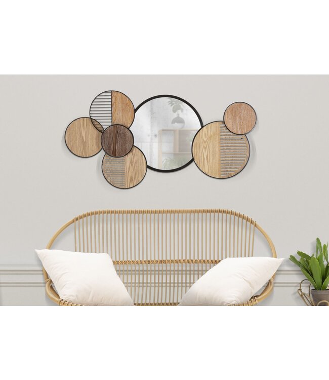 Mauro Ferretti WANDSPIEGEL WOODY CM 123,2X4,4X63,5