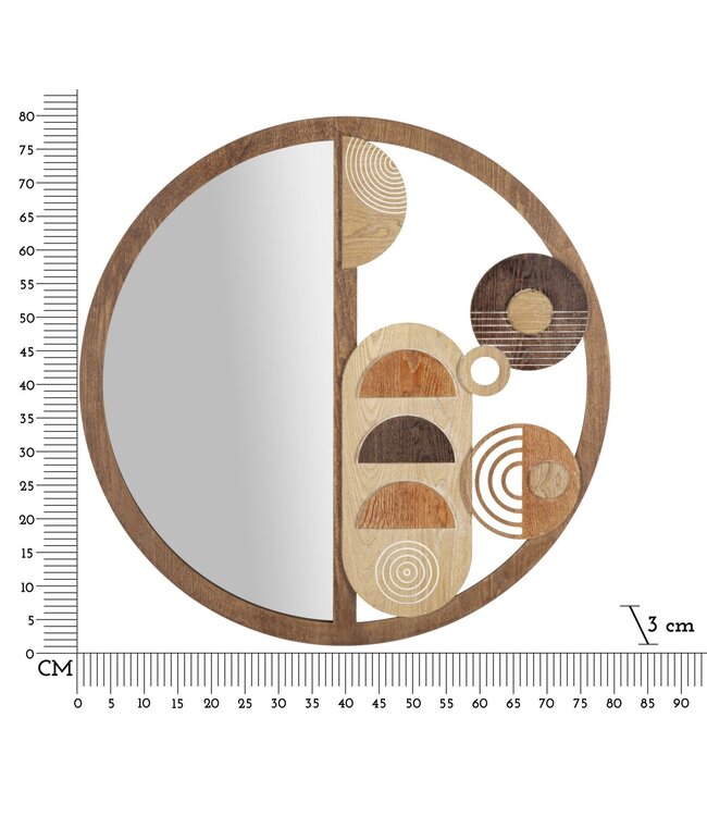 Mauro Ferretti WANDSPIEGELBLOK CM Ø 80X3