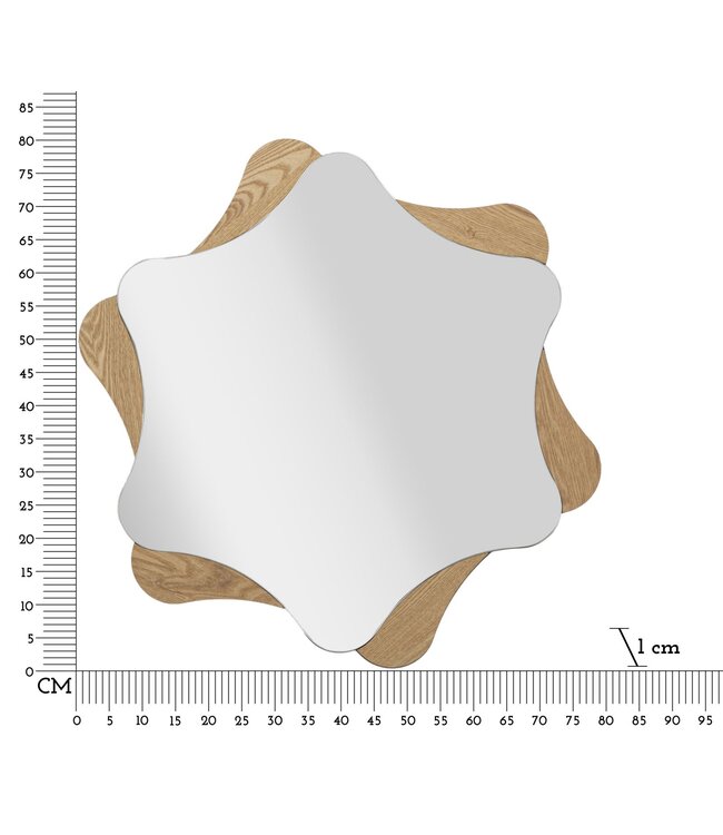 Mauro Ferretti WANDSPIEGEL STER CM Ø 80X1
