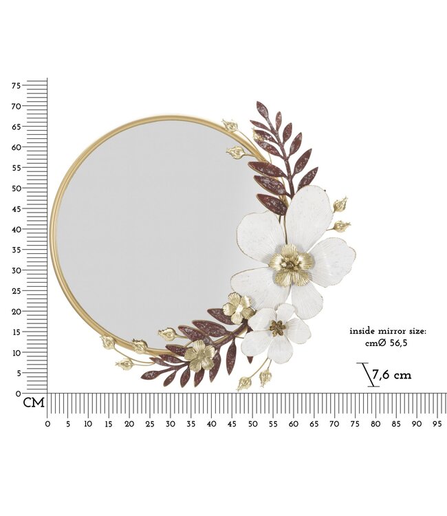 Mauro Ferretti WANDSPIEGEL FLOT CM 74,9X7,6X72,4